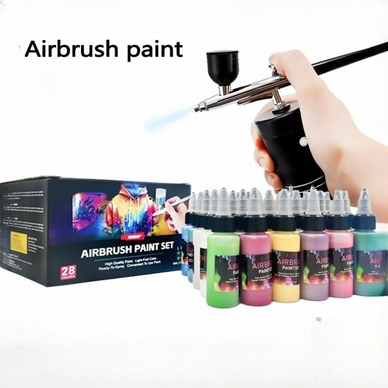 Metallic Spray Paint - 12/28 Renk 30ml Sprey Tabancası Pigment