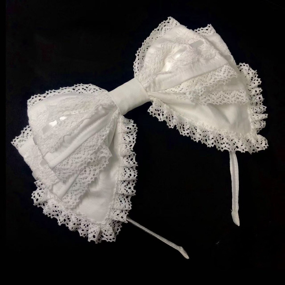 Y2K Lolita Güzel Dantel Kafa B - Cosplay Prop Bow incelemesi ve fiyatı