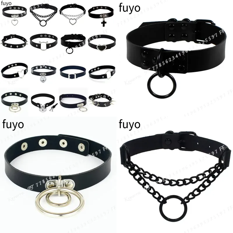 Seksi Punk Deri Gerdanlık Köle - Magnetic Clasp Cosplay incelemesi ve fiyatı