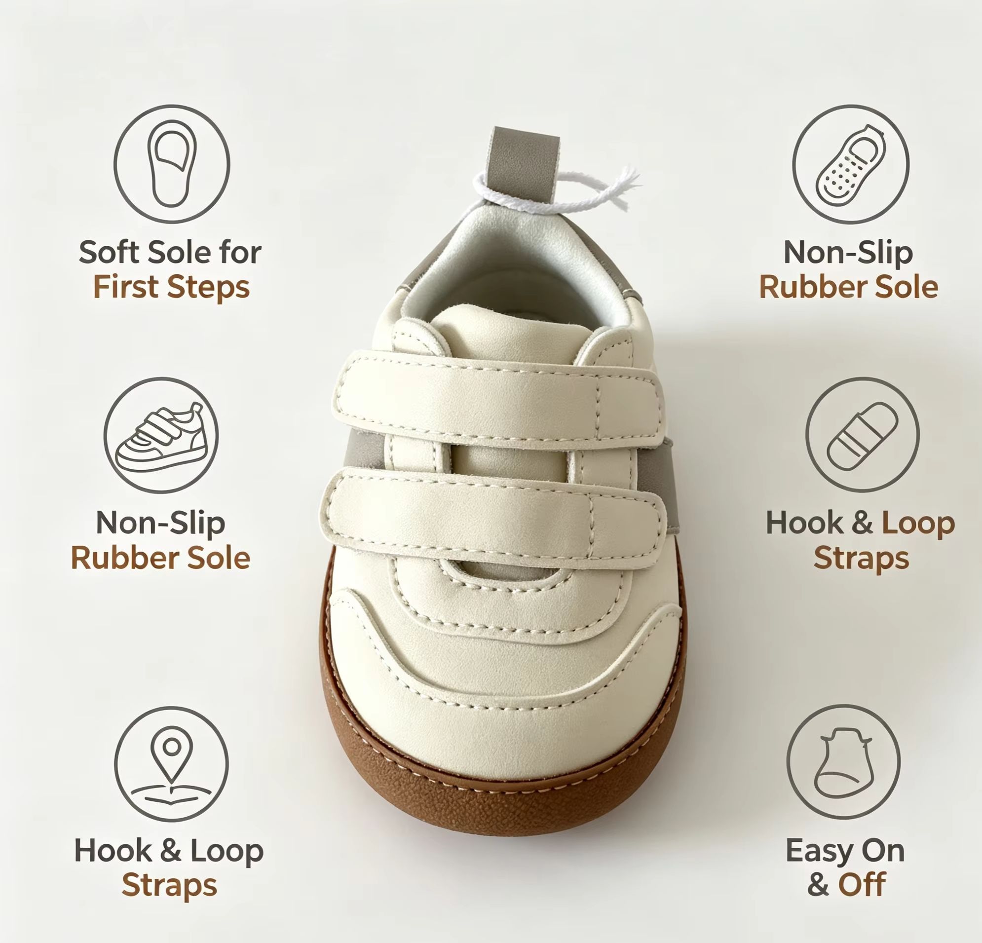 Oddler Bebek Spor Ayakkabıları - Velcro Hook Loop incelemesi ve fiyatı